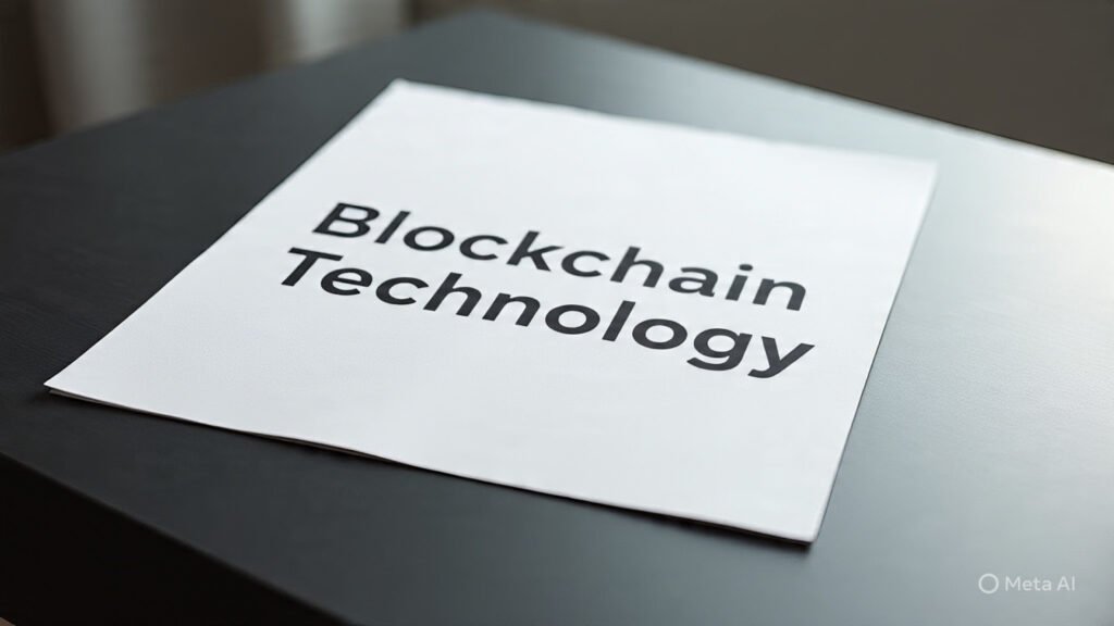 blockchain technology white paper