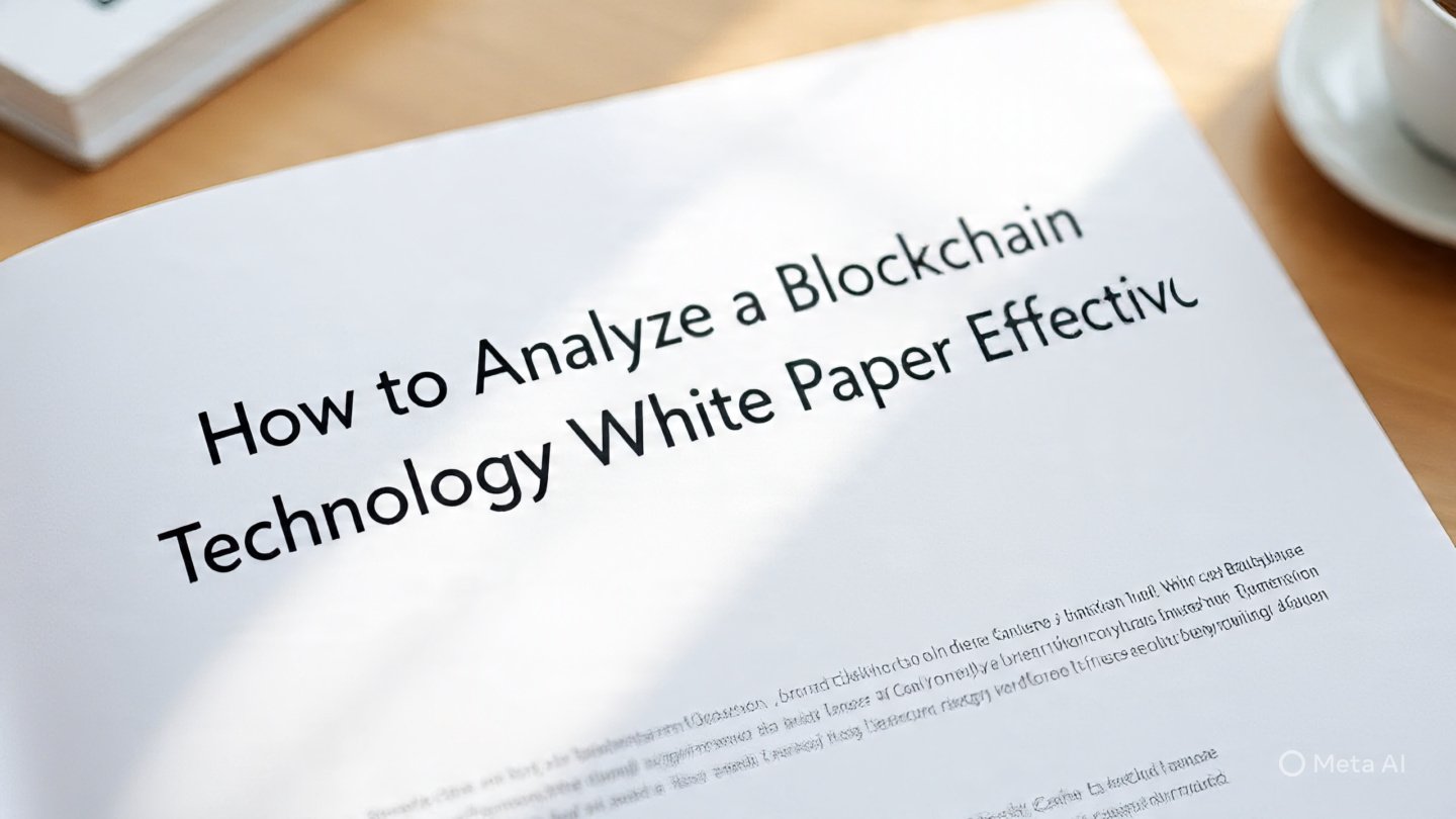 How to Analyze a Blockchain Technology White Paper Effectively