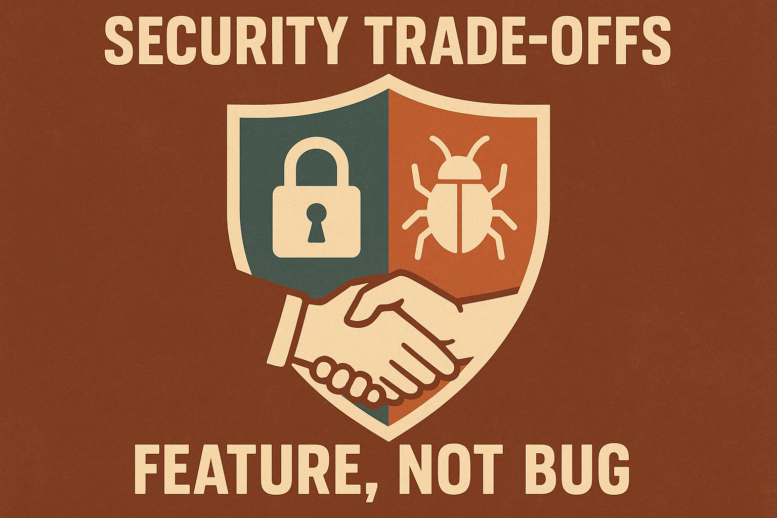 Security trade-offs: feature, not bug