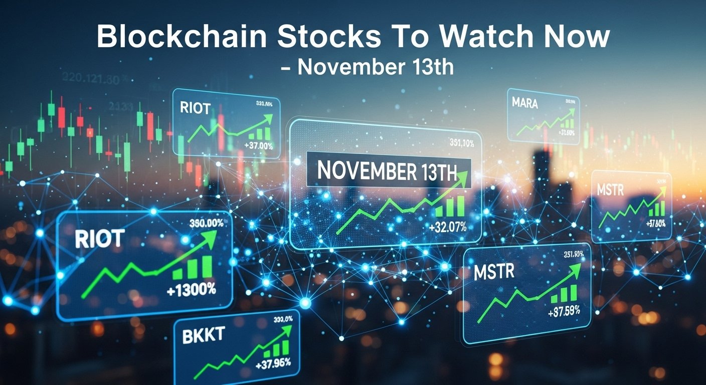 Blockchain Stocks To Watch Now – November 13th