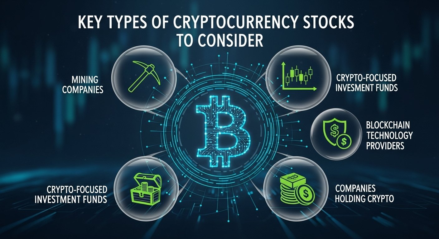 Key Types of Cryptocurrency Stocks to Consider