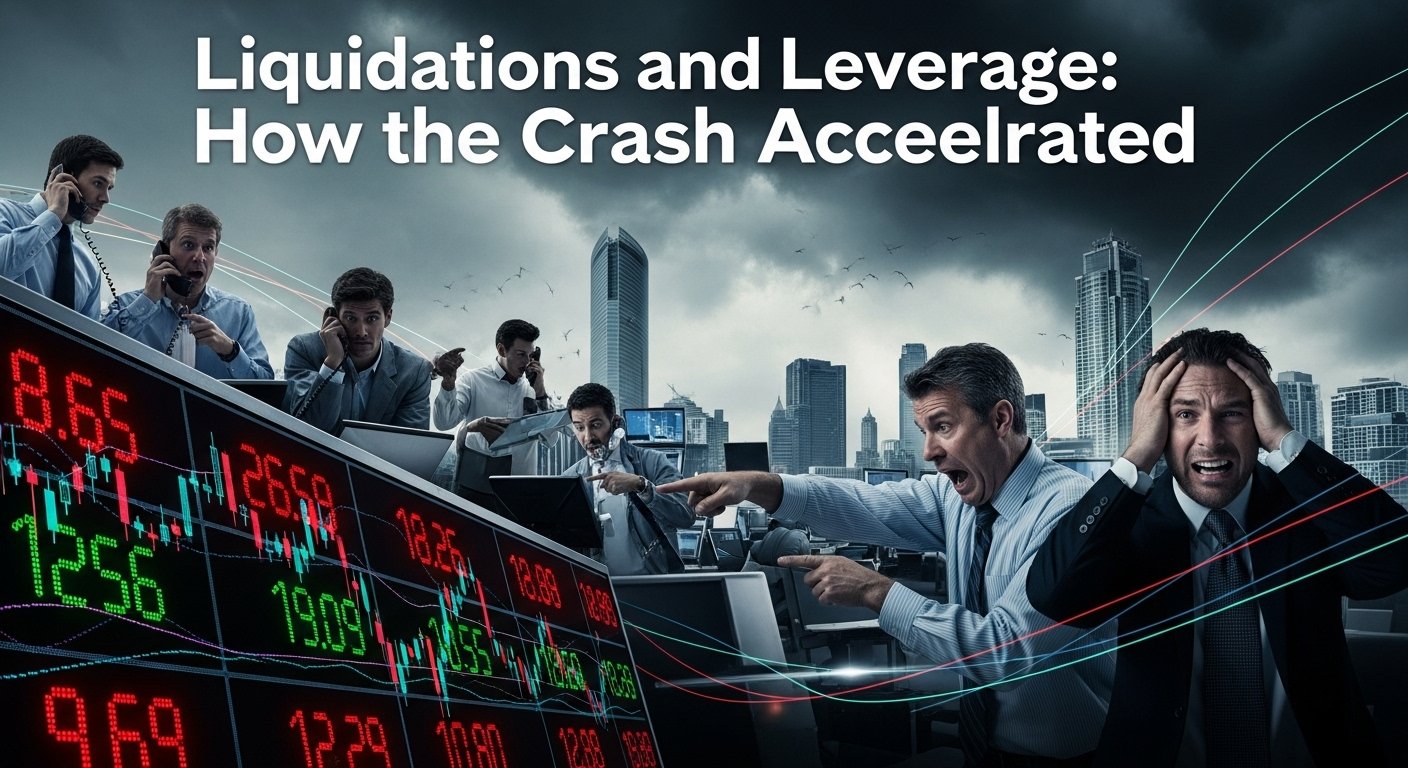 Liquidations and Leverage How the Crash Accelerated