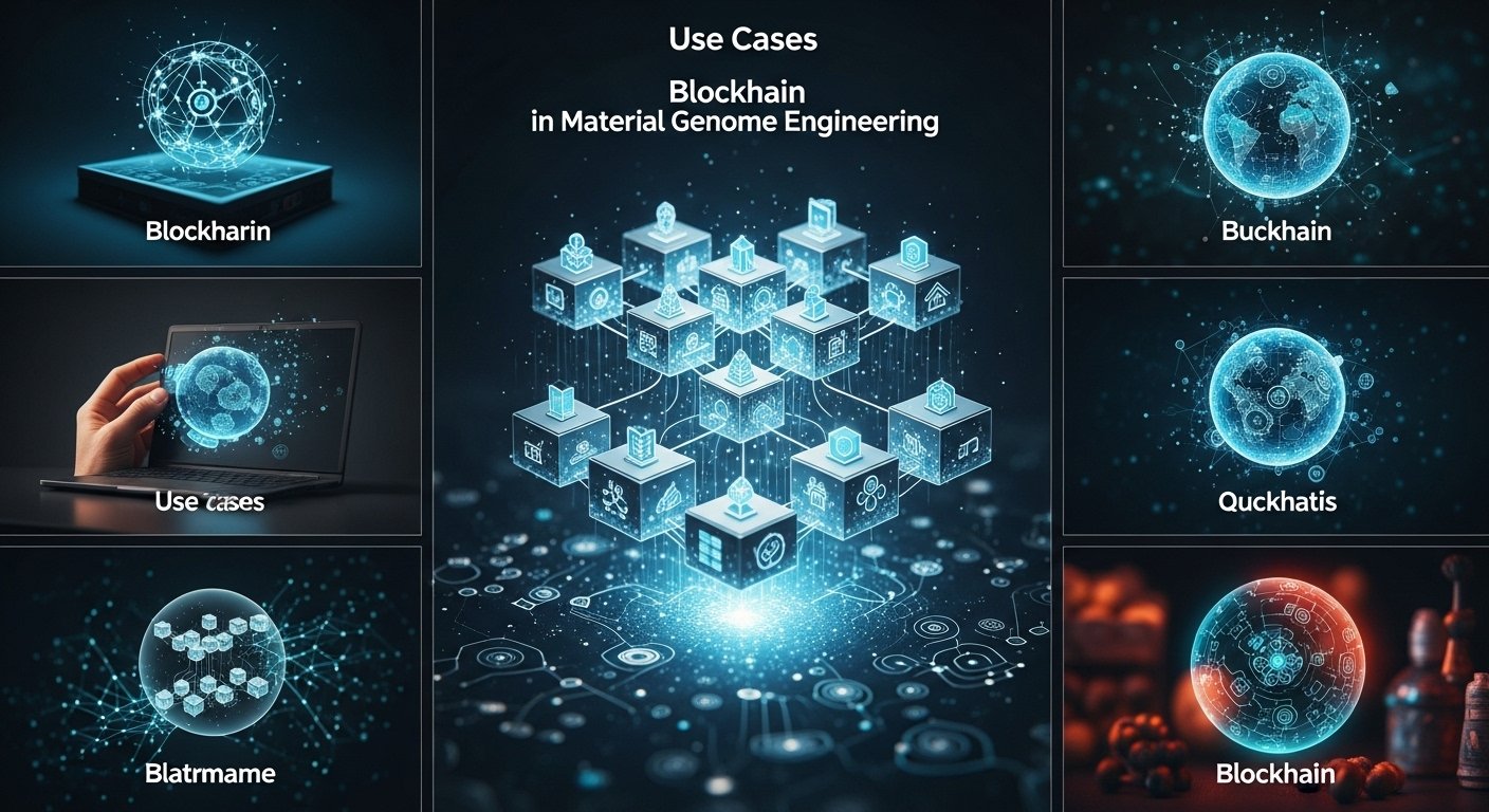 Use Cases of Blockchain in Material Genome Engineering