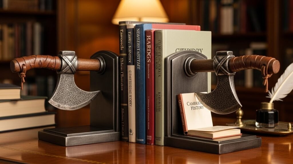 Cambridge axe fear bookends