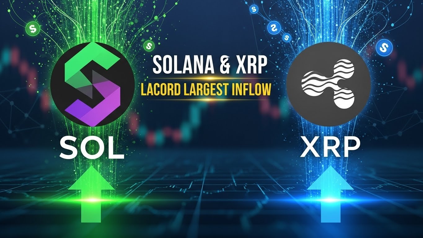Solana and XRP Record Largest Inflow