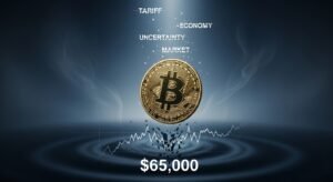 Bitcoin falls below $65,000 as tariff uncertainty