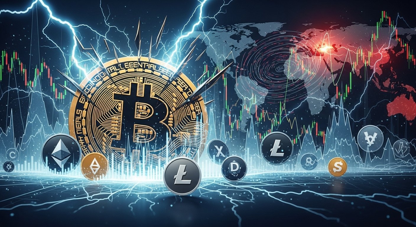 Bitcoin , increasing crypto volatility and investor caution