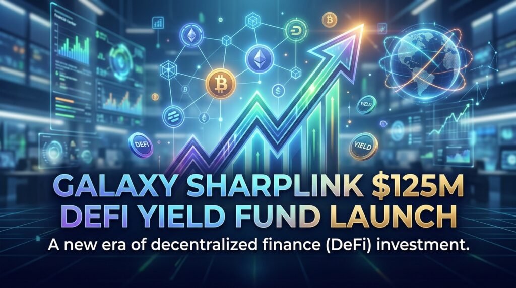 Galaxy SharpLink $125M DeFi Yield Fund Launch