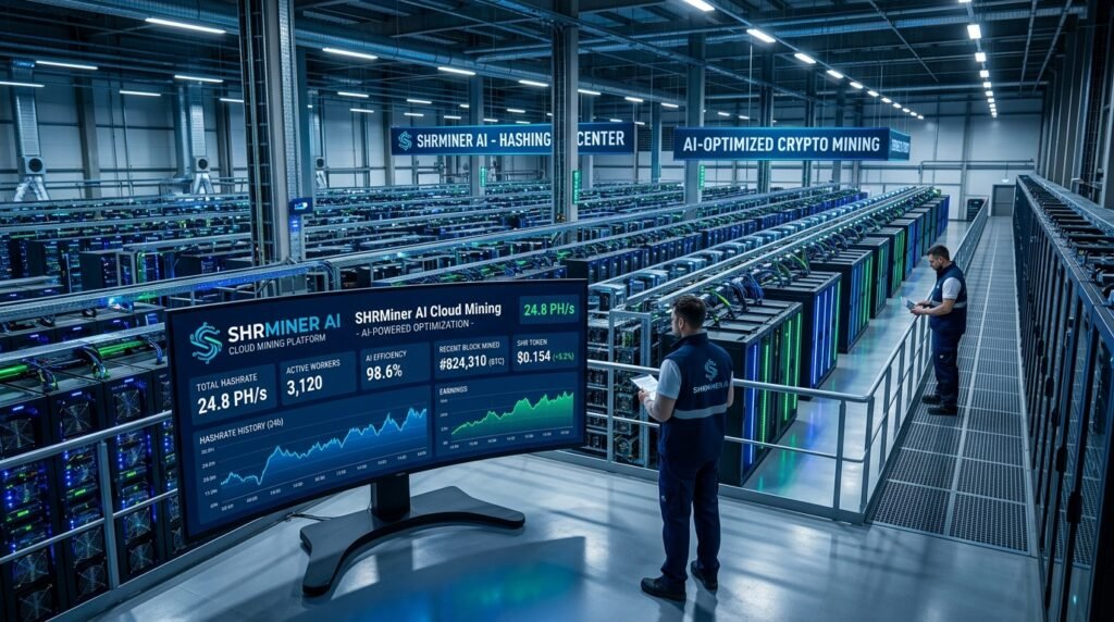 SHRMiner AI Cloud Mining Earn Passive Income 2026