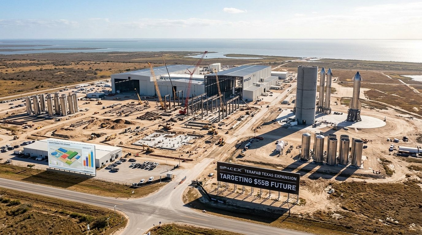 SpaceX Terafab Texas Expansion Targets $55B Future