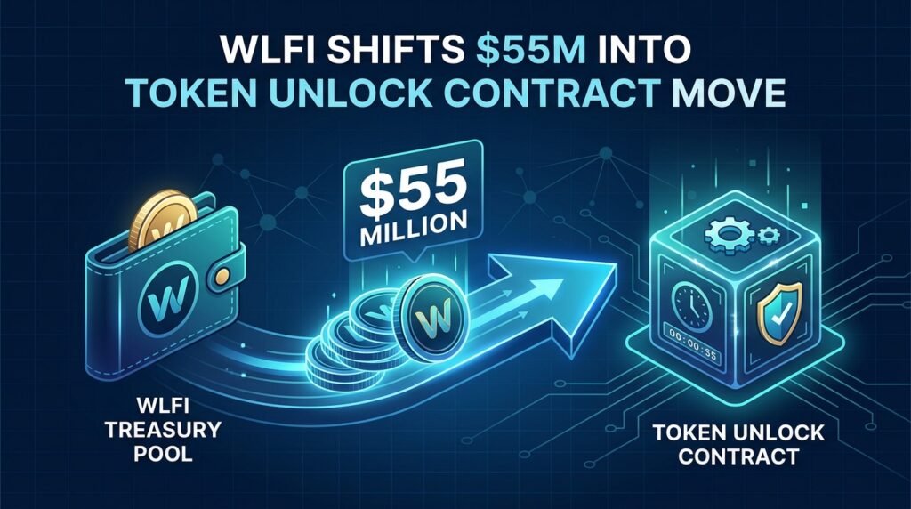 WLFI Shifts $55M Into Token Unlock Contract Move